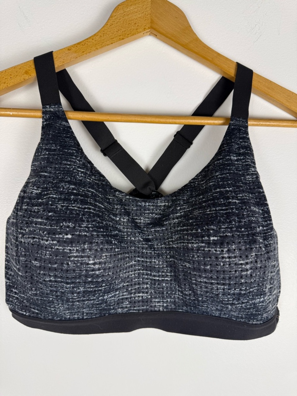 Victoria's Secret Black Space-Dye Sports Bra